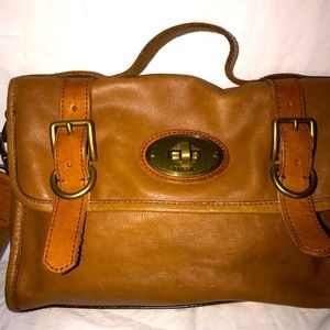 Fossil genuine leather crossbody bag